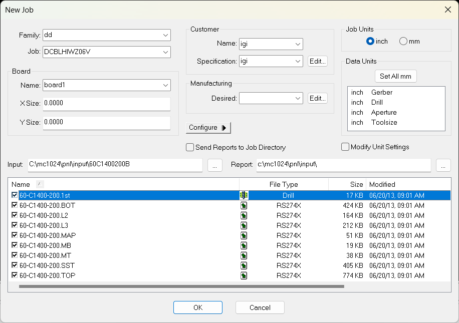 MicroCraft ParCAM with EXT(IGI), INPUT